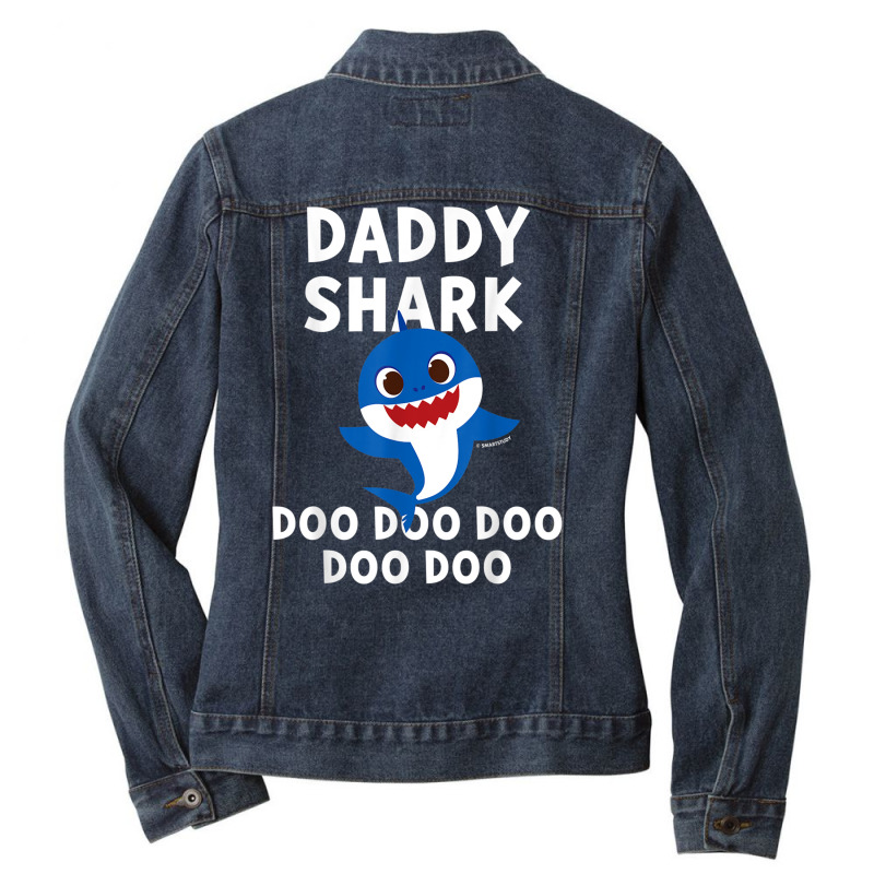 Mens Pinkfong Daddy Shark Official T Shirt Ladies Denim Jacket by cm-arts | Artistshot