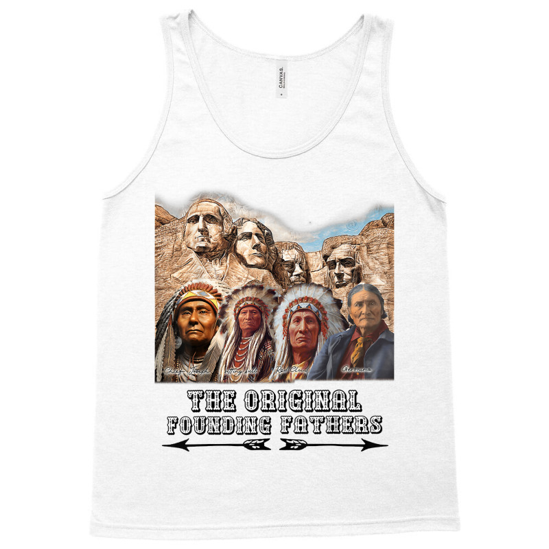 Original Founding Fathers Native American Retro Tribe Pride T Shirt Tank Top | Artistshot