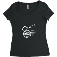 Dw Drum Music Instrument Women's Triblend Scoop T-shirt | Artistshot