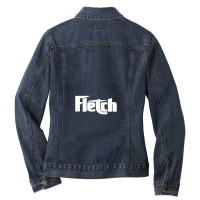 Fletch Distressed Ladies Denim Jacket | Artistshot