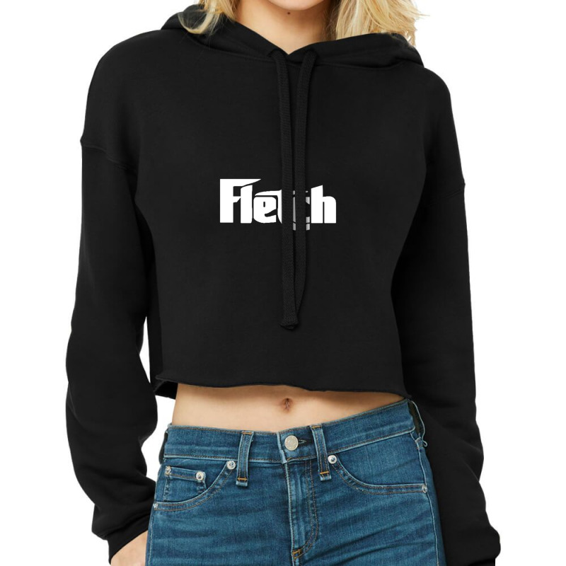 Fletch Distressed Cropped Hoodie by AngieHerronr | Artistshot