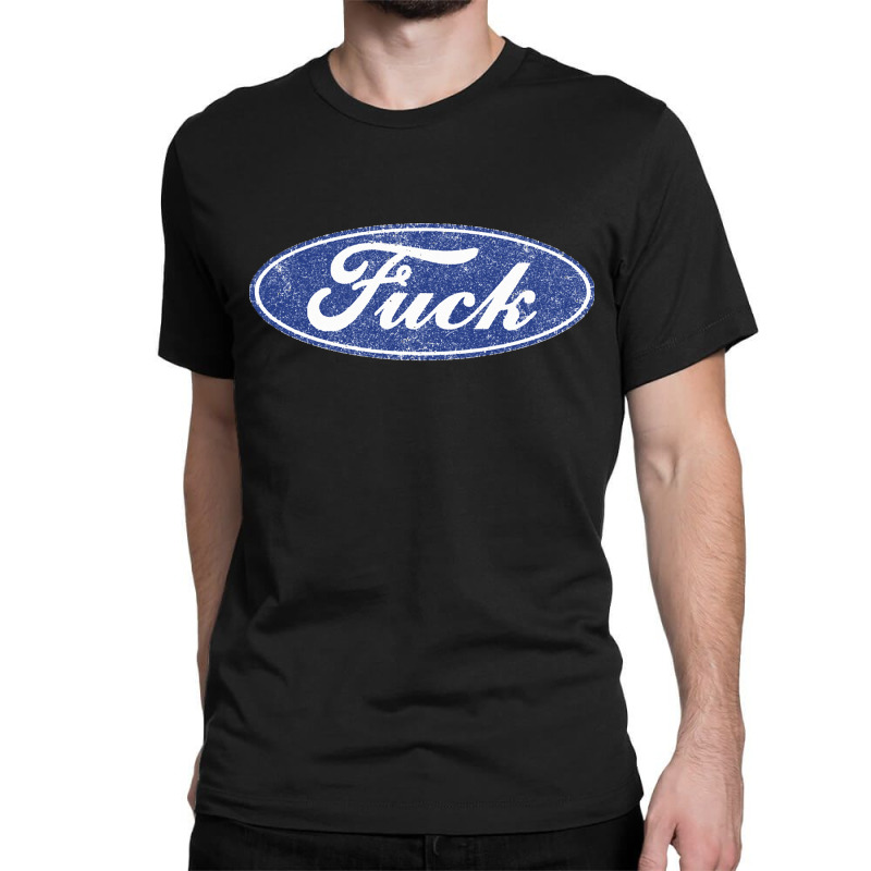 Fuck Distressed Classic T-shirt by cm-arts | Artistshot