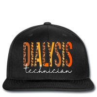 Leopard Dialysis Tech Dialysis Technician Appreciation Printed Hat | Artistshot