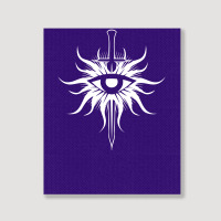 Dragon Age Inquisition Symbol Portrait Canvas Print | Artistshot