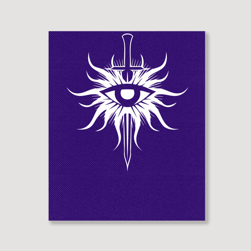 Dragon Age Inquisition Symbol Portrait Canvas Print | Artistshot