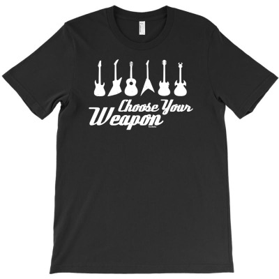 Choose Your Weapon Funny T-shirt Designed By Noer Sidik