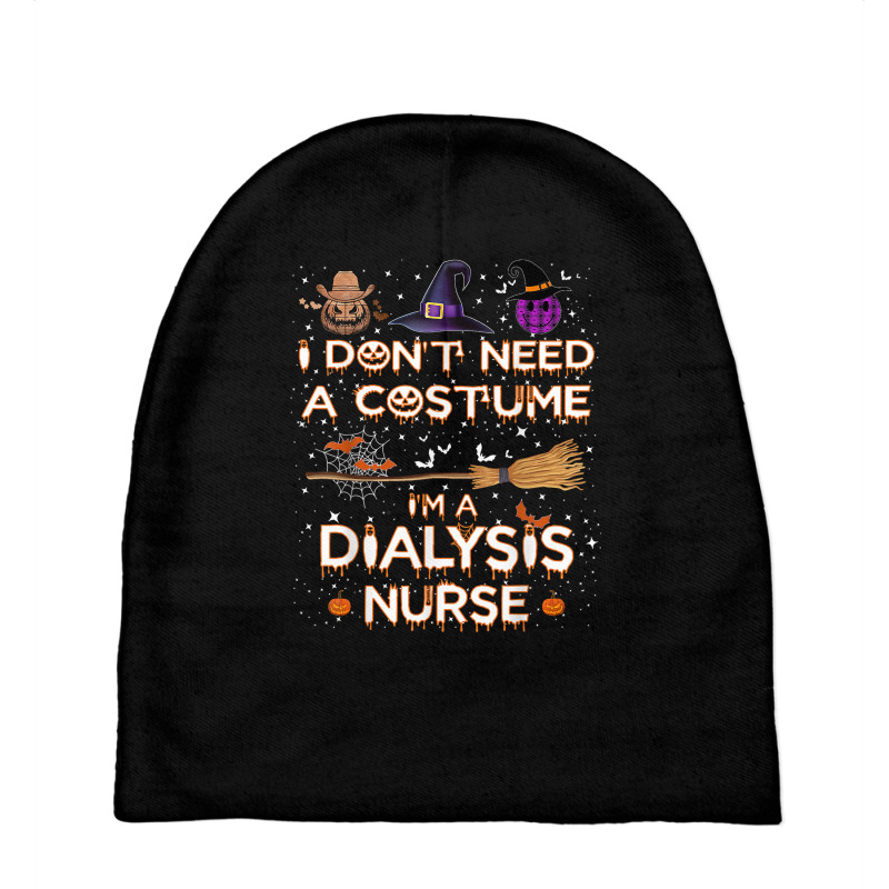 Scary Dialysis Nurse Halloween Costume 2022 Dialysis Nurse T Shirt Baby Beanies by cm-arts | Artistshot