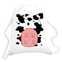 Cow Udder Pattern Funny Lazy Diy Costume Easy Halloween Drawstring Bags | Artistshot