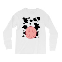 Cow Udder Pattern Funny Lazy Diy Costume Easy Halloween Long Sleeve Shirts | Artistshot