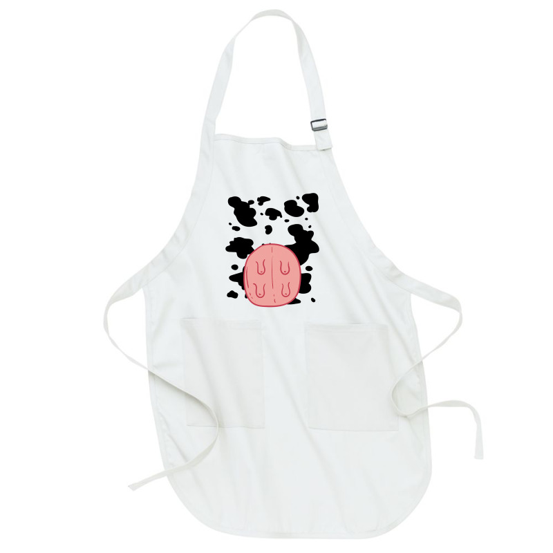 Cow Udder Pattern Funny Lazy Diy Costume Easy Halloween Full-length Apron | Artistshot