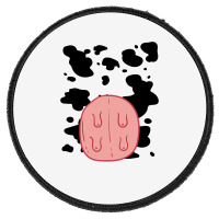 Cow Udder Pattern Funny Lazy Diy Costume Easy Halloween Round Patch | Artistshot