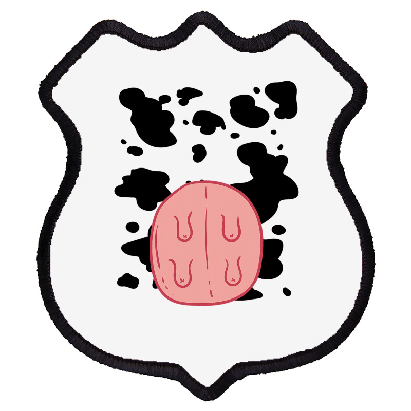 Cow Udder Pattern Funny Lazy Diy Costume Easy Halloween Shield Patch | Artistshot