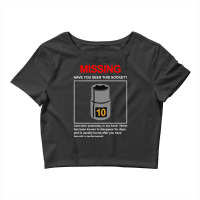 10mm Socket Missing Have You Seen This Socket Crop Top | Artistshot