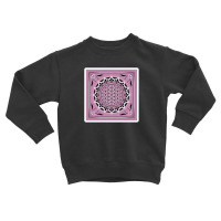 Flower Of Life Sacred Geometry Metatrons Cube Symbol Healing And Balan Toddler Sweatshirt | Artistshot