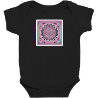 Flower Of Life Sacred Geometry Metatrons Cube Symbol Healing And Balan Baby Bodysuit | Artistshot