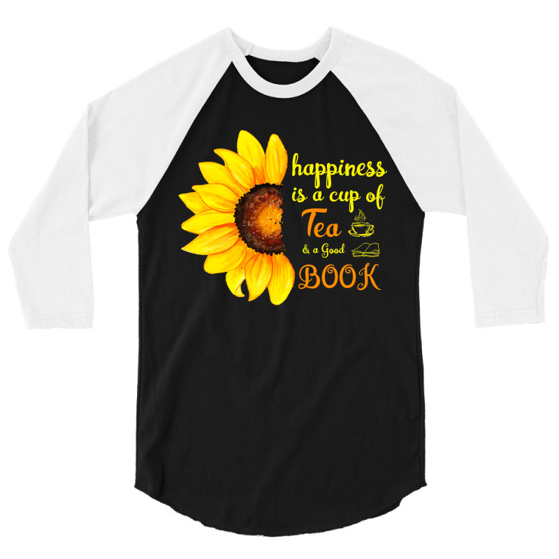 Book Nerd Tea Lover Reader Sayings Girls Love Books Gift 3/4 Sleeve Shirt | Artistshot