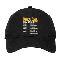 Medical Clerk Hourly Rate   Funny Medical Assistant Adjustable Cap | Artistshot