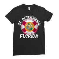 Retro St. Petersburg Florida Apparel Ladies Fitted T-shirt | Artistshot