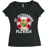 Retro St. Petersburg Florida Apparel Women's Triblend Scoop T-shirt | Artistshot