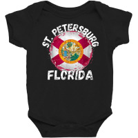 Retro St. Petersburg Florida Apparel Baby Bodysuit | Artistshot