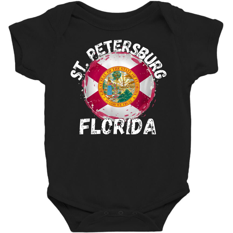 Retro St. Petersburg Florida Apparel Baby Bodysuit by Fly | Artistshot