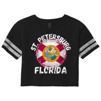 Retro St. Petersburg Florida Apparel Scorecard Crop Tee | Artistshot