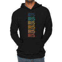 Retro Vintage Iris Classic Name Cool 80s 90s Lightweight Hoodie | Artistshot