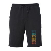 Retro Vintage Iris Classic Name Cool 80s 90s Fleece Short | Artistshot