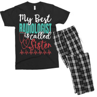 My Best Radiologist Is Called Sister Funny Doctor Quote Men's T-shirt Pajama Set | Artistshot