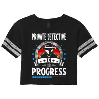 Private Detective In Progress Trainee Student Scorecard Crop Tee | Artistshot