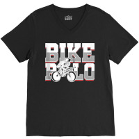 Bike Polo Biker Cycling Sports Bicycle Cyclist Biking Bikes Tank Top V-neck Tee | Artistshot