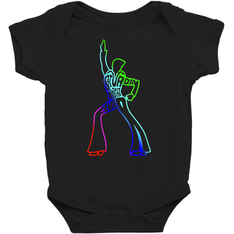 Womens Vintage Night Love Musical Films Arts Fevers Retro Saturday V N Baby Bodysuit by cm-arts | Artistshot