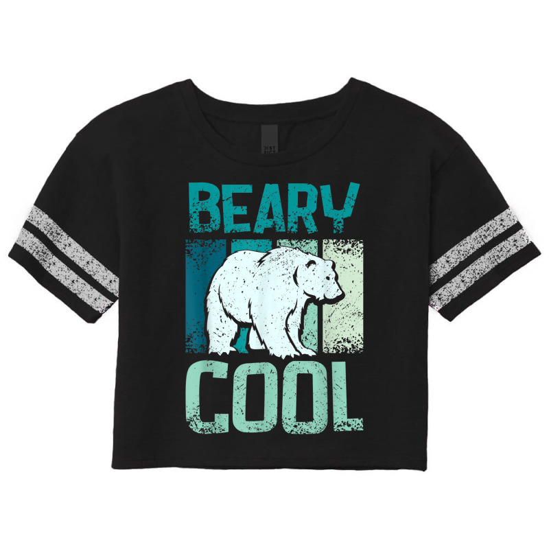 Polar Bears Beary Cool Scorecard Crop Tee by Scarlets | Artistshot