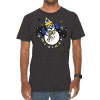 Retro Happy Chrismukkah Snowman Jewish Holiday Groovy Vintage T-shirt | Artistshot