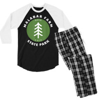 Malabar Farm State Park Ohio Oh Tree Outdoors Forest Men's 3/4 Sleeve Pajama Set | Artistshot