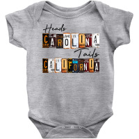 Vintage Heads Carolina Tail California Western Country Gift T Shirt Baby Bodysuit | Artistshot