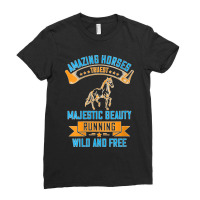 Womens Amazing Horses Truest Majestic Beauty Running Wild And Free V N Ladies Fitted T-shirt | Artistshot