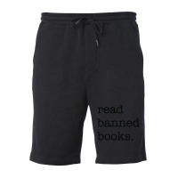 Vintage Read Banned Books Fleece Short | Artistshot