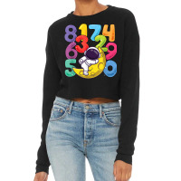 Number Learning Calculator Costume Matc Day Math Outfit Kids Cropped Sweater | Artistshot