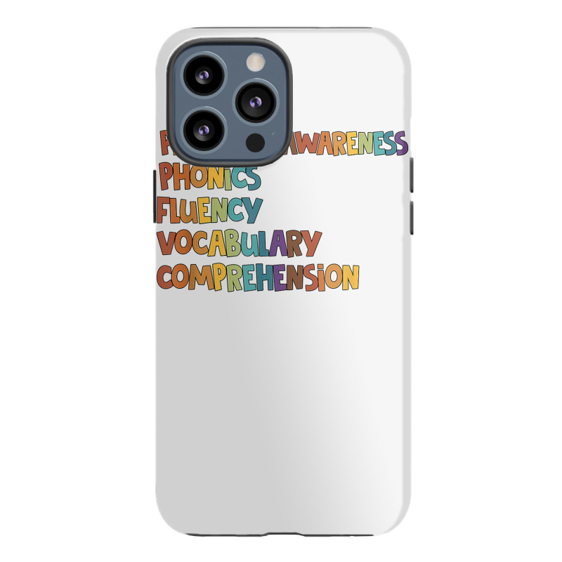 Phonemic Awareness Phonics Fluency Early Literacy Education T Shirt Iphone 13 Pro Max Case | Artistshot