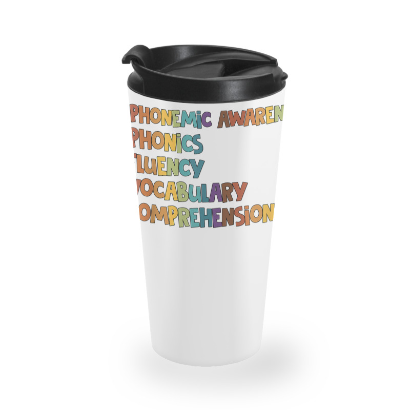 Phonemic Awareness Phonics Fluency Early Literacy Education T Shirt Travel Mug | Artistshot