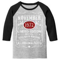 November 1972 Limited Edition Model Well Oiled Machine Youth 3/4 Sleeve | Artistshot