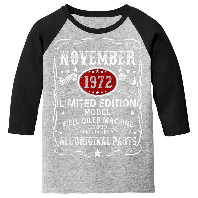 November 1972 Limited Edition Model Well Oiled Machine Youth 3/4 Sleeve | Artistshot