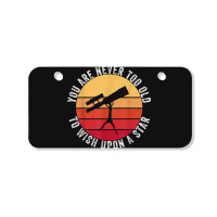 Retro Vintage Telescope Science Stars Planets For Men Boys Bicycle License Plate | Artistshot