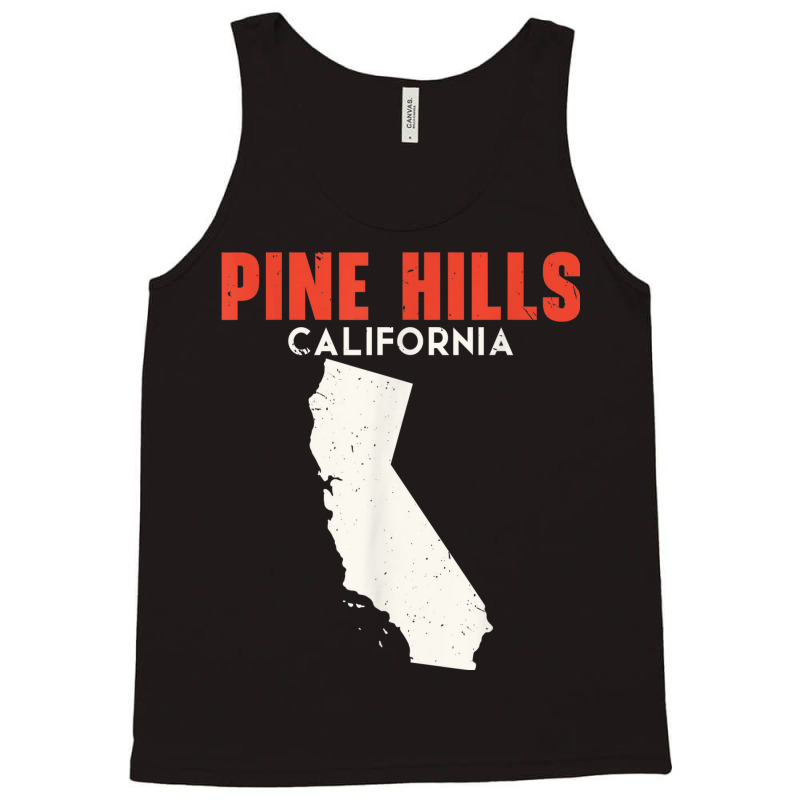 Pine Hills California Usa State America Travel Californian Tank Top by Bandits | Artistshot