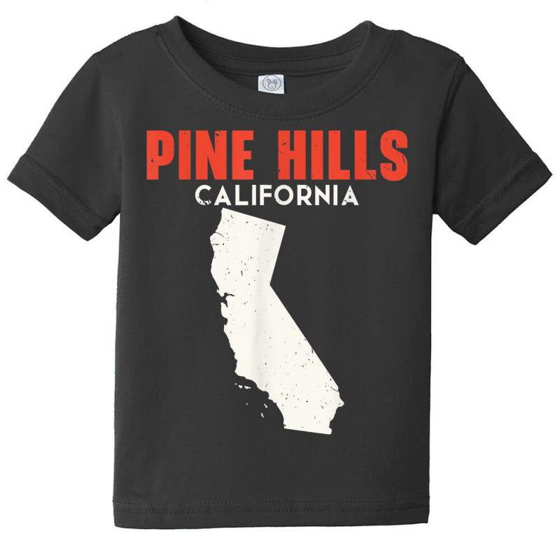 Pine Hills California Usa State America Travel Californian Baby Tee by Bandits | Artistshot