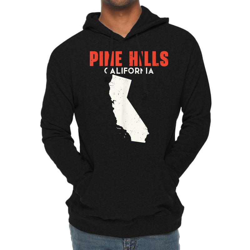 Pine Hills California Usa State America Travel Californian Lightweight Hoodie by Bandits | Artistshot