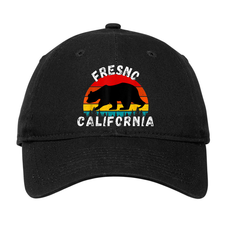 Retro Fresno California Apparel Adjustable Cap by Bandits | Artistshot