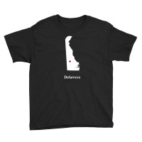 Delaware Love Map Youth Tee | Artistshot