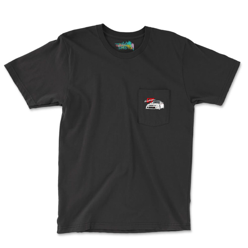 Mitsubish Evo Vi Tommy Makinen Edition White Pocket T-Shirt by MarshaleenAnnetteHammer | Artistshot